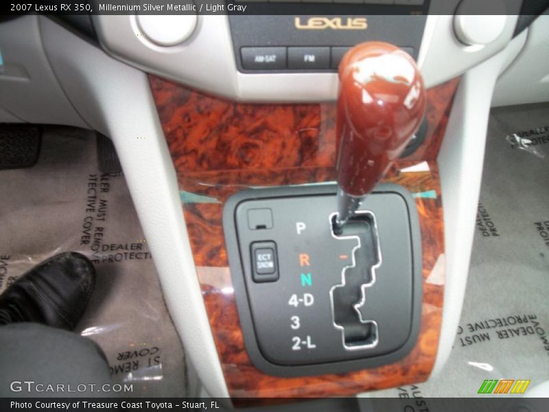 Millennium Silver Metallic / Light Gray 2007 Lexus RX 350