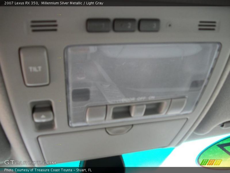 Millennium Silver Metallic / Light Gray 2007 Lexus RX 350