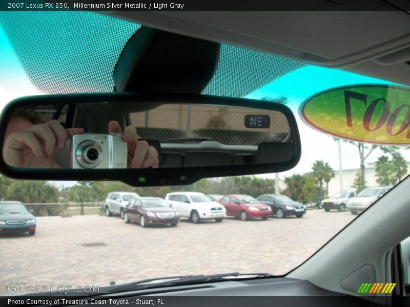 Millennium Silver Metallic / Light Gray 2007 Lexus RX 350