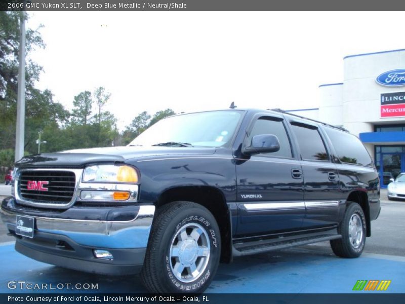 Deep Blue Metallic / Neutral/Shale 2006 GMC Yukon XL SLT