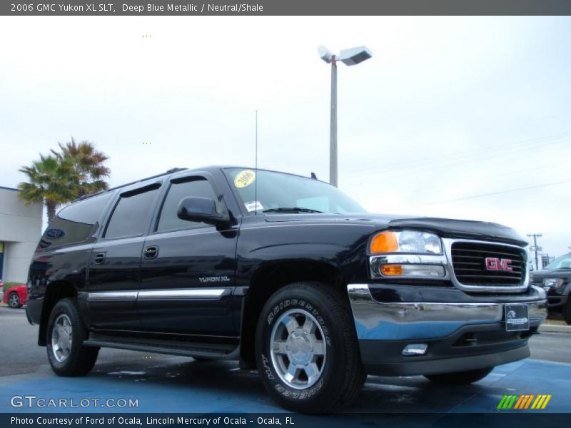 Deep Blue Metallic / Neutral/Shale 2006 GMC Yukon XL SLT
