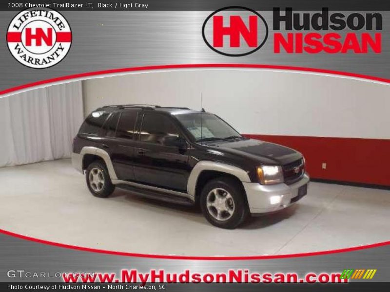 Black / Light Gray 2008 Chevrolet TrailBlazer LT