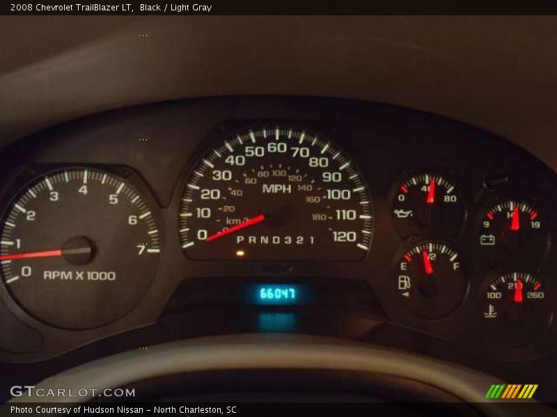 Black / Light Gray 2008 Chevrolet TrailBlazer LT
