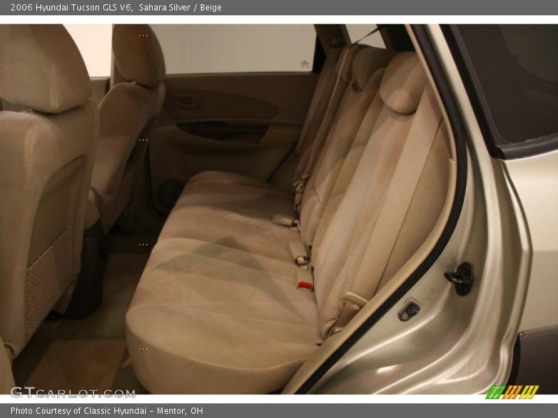 Sahara Silver / Beige 2006 Hyundai Tucson GLS V6
