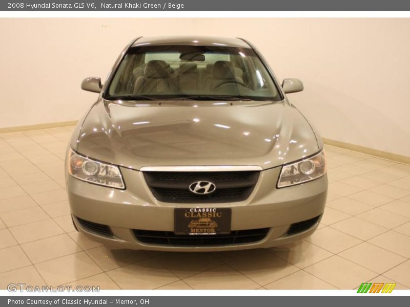 Natural Khaki Green / Beige 2008 Hyundai Sonata GLS V6