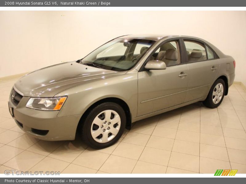Natural Khaki Green / Beige 2008 Hyundai Sonata GLS V6