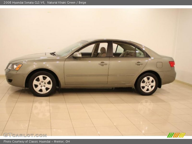 Natural Khaki Green / Beige 2008 Hyundai Sonata GLS V6