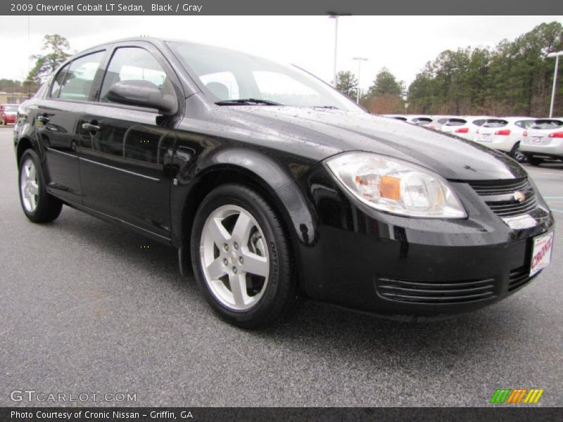 Black / Gray 2009 Chevrolet Cobalt LT Sedan