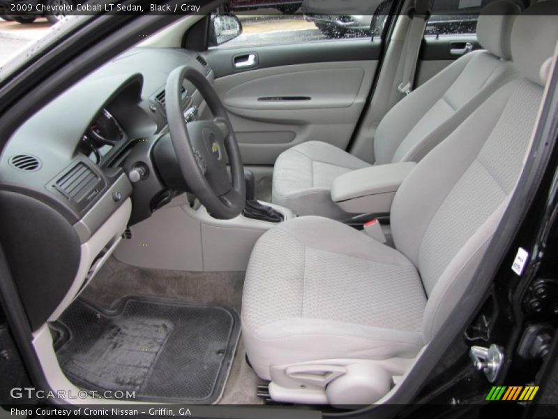 Black / Gray 2009 Chevrolet Cobalt LT Sedan