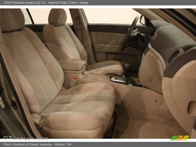 Natural Khaki Green / Beige 2008 Hyundai Sonata GLS V6