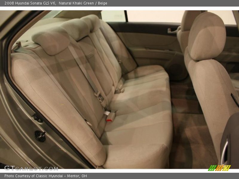 Natural Khaki Green / Beige 2008 Hyundai Sonata GLS V6