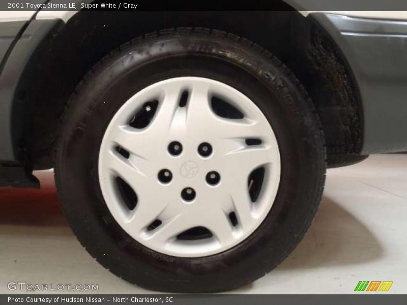 Super White / Gray 2001 Toyota Sienna LE