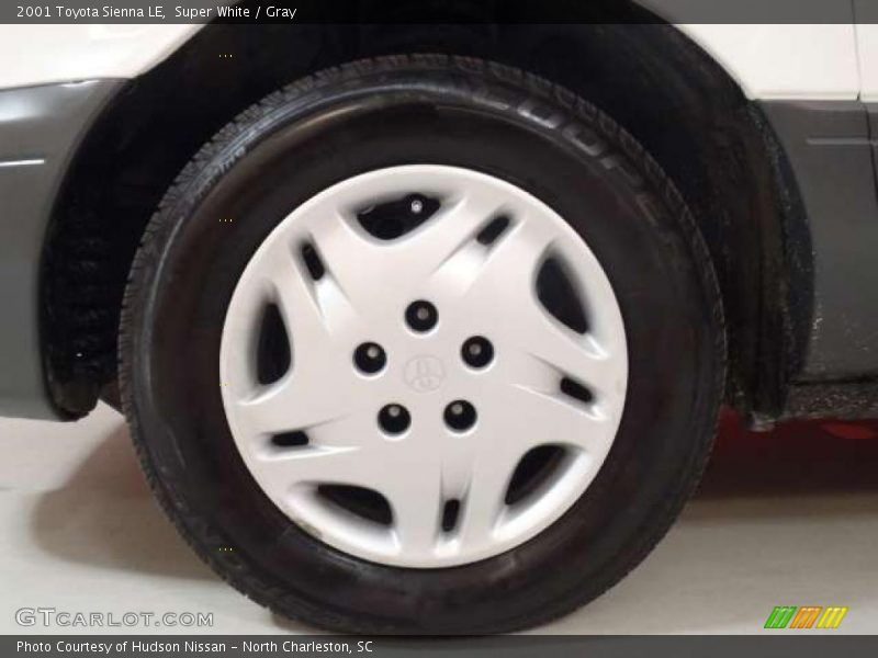 Super White / Gray 2001 Toyota Sienna LE