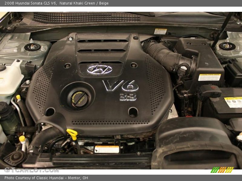 Natural Khaki Green / Beige 2008 Hyundai Sonata GLS V6