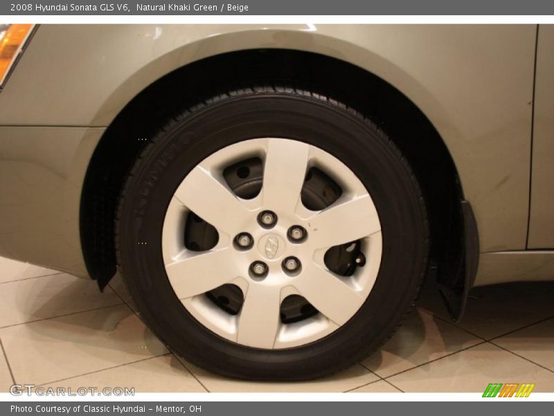 Natural Khaki Green / Beige 2008 Hyundai Sonata GLS V6