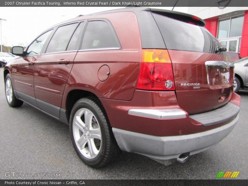 Inferno Red Crystal Pearl / Dark Khaki/Light Graystone 2007 Chrysler Pacifica Touring