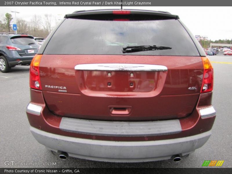 Inferno Red Crystal Pearl / Dark Khaki/Light Graystone 2007 Chrysler Pacifica Touring