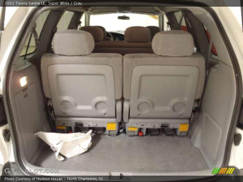 Super White / Gray 2001 Toyota Sienna LE