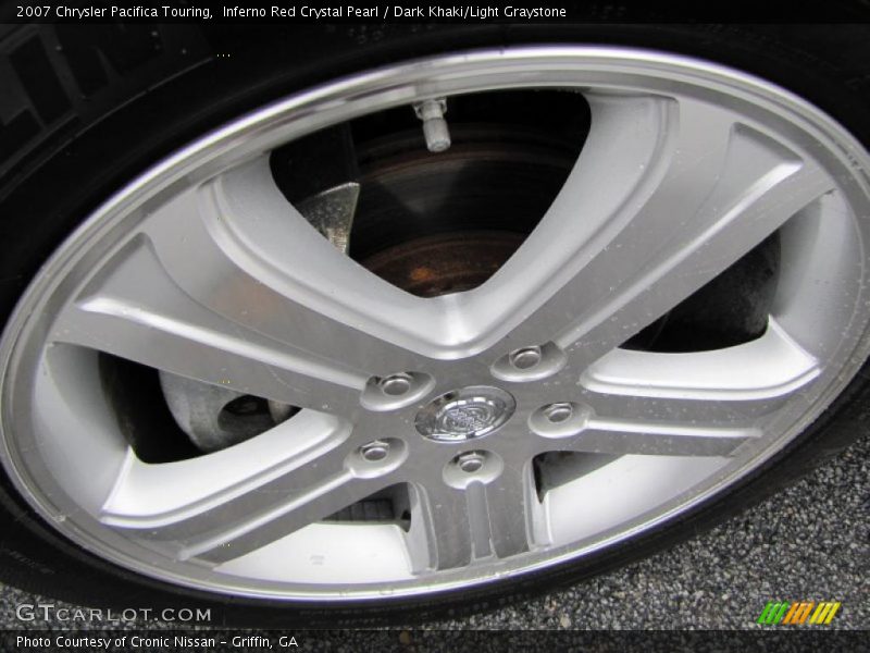 Inferno Red Crystal Pearl / Dark Khaki/Light Graystone 2007 Chrysler Pacifica Touring