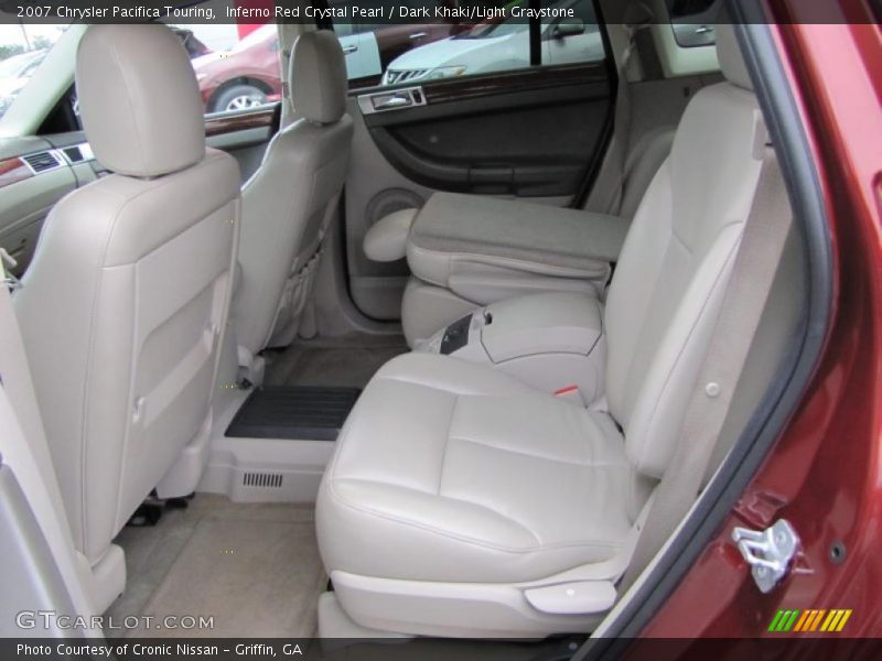 Inferno Red Crystal Pearl / Dark Khaki/Light Graystone 2007 Chrysler Pacifica Touring