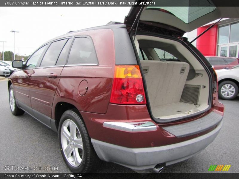 Inferno Red Crystal Pearl / Dark Khaki/Light Graystone 2007 Chrysler Pacifica Touring