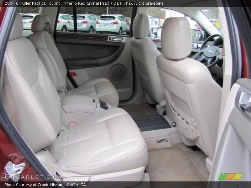 Inferno Red Crystal Pearl / Dark Khaki/Light Graystone 2007 Chrysler Pacifica Touring