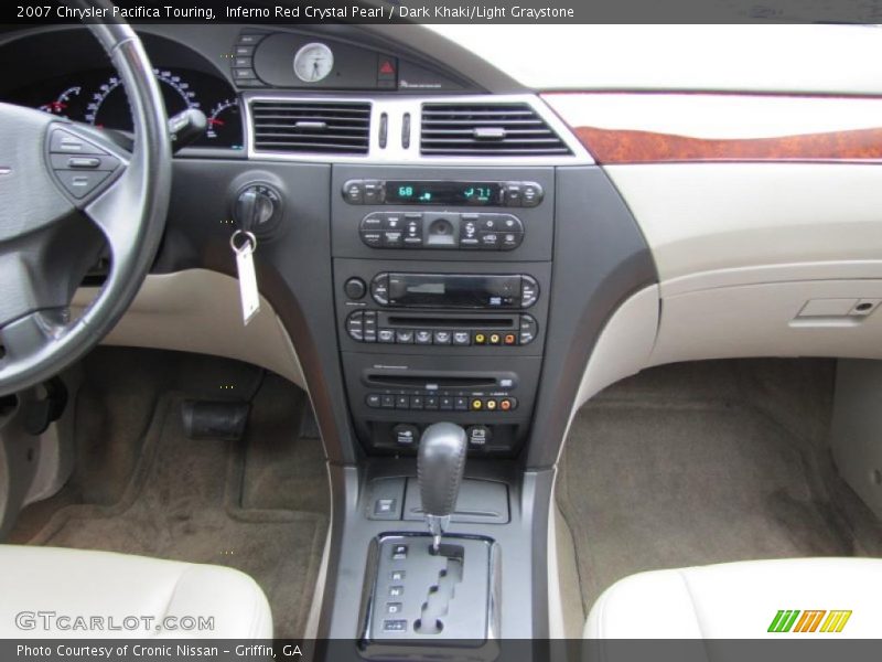 Inferno Red Crystal Pearl / Dark Khaki/Light Graystone 2007 Chrysler Pacifica Touring