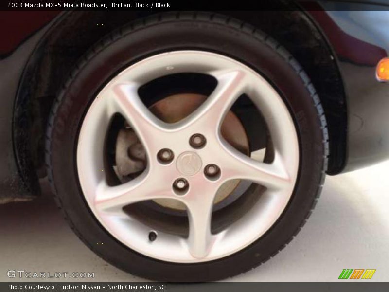 Brilliant Black / Black 2003 Mazda MX-5 Miata Roadster