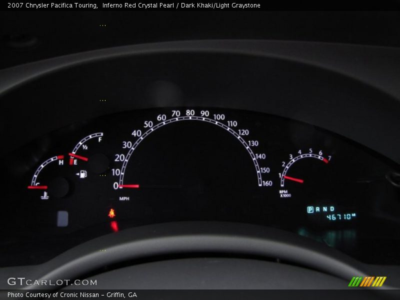 Inferno Red Crystal Pearl / Dark Khaki/Light Graystone 2007 Chrysler Pacifica Touring