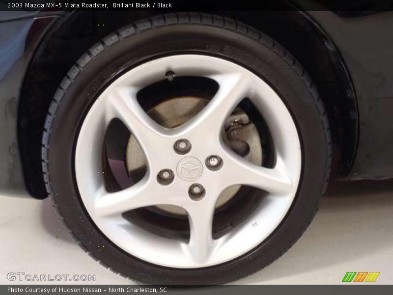 Brilliant Black / Black 2003 Mazda MX-5 Miata Roadster