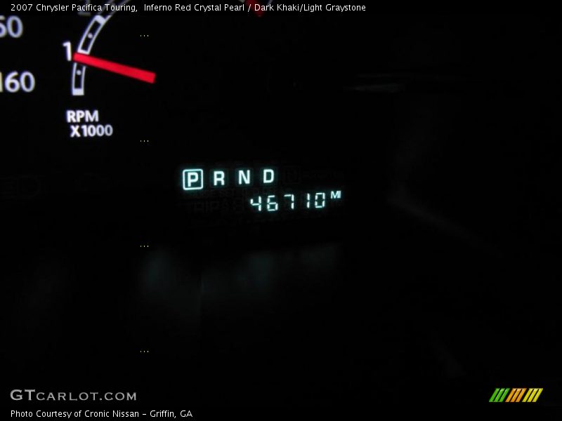Inferno Red Crystal Pearl / Dark Khaki/Light Graystone 2007 Chrysler Pacifica Touring