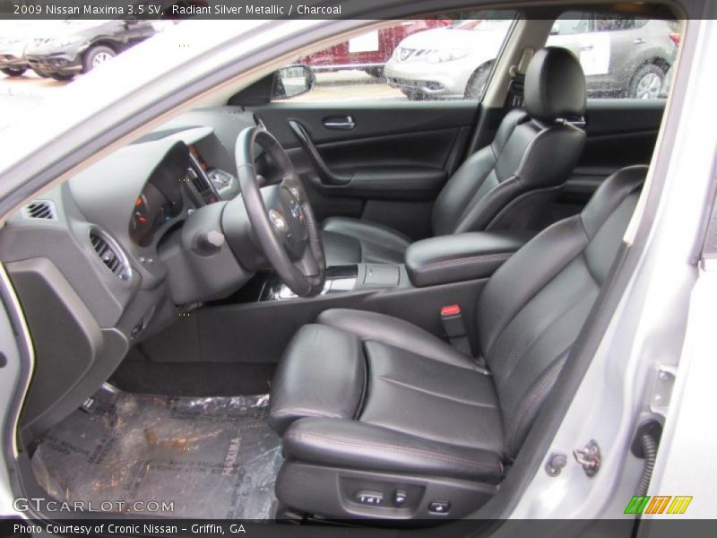 Radiant Silver Metallic / Charcoal 2009 Nissan Maxima 3.5 SV