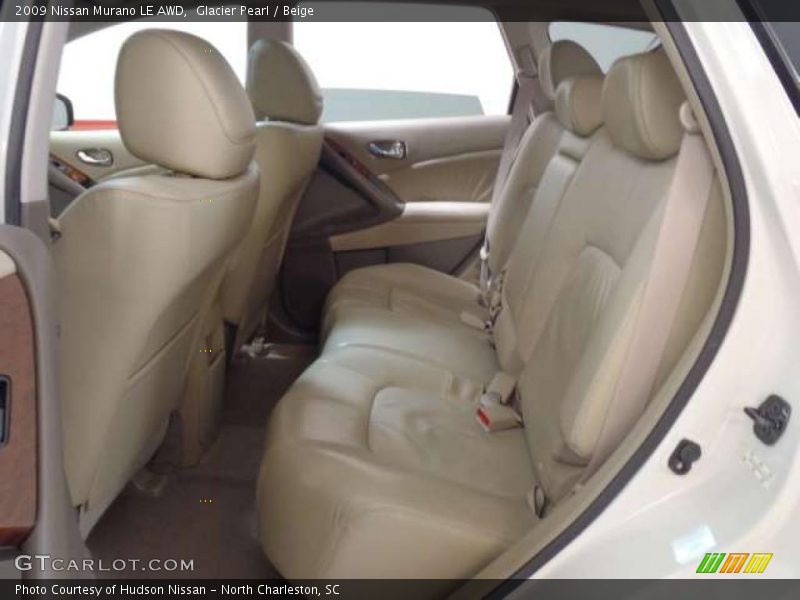 Glacier Pearl / Beige 2009 Nissan Murano LE AWD