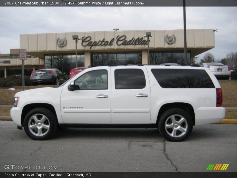 Summit White / Light Cashmere/Ebony 2007 Chevrolet Suburban 1500 LTZ 4x4