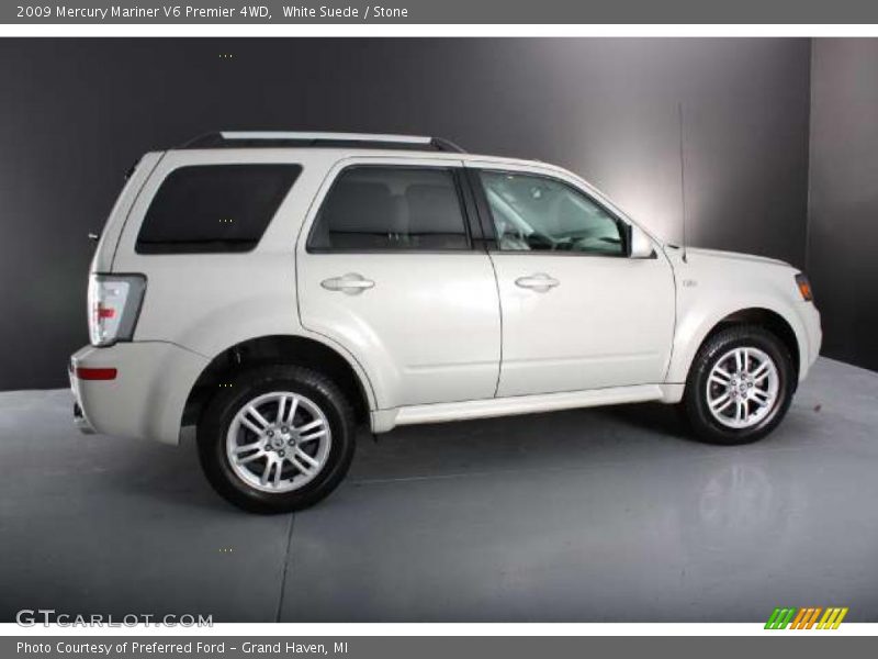 White Suede / Stone 2009 Mercury Mariner V6 Premier 4WD