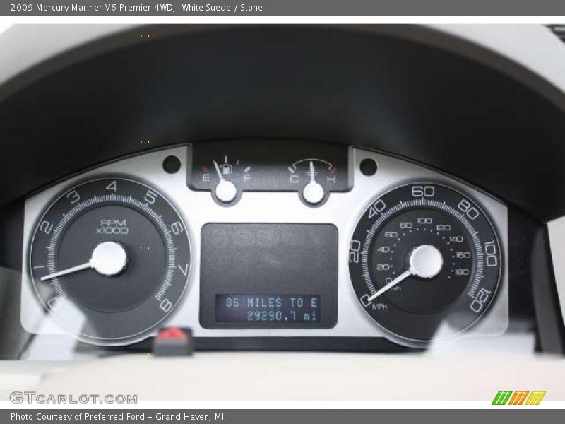 2009 Mariner V6 Premier 4WD V6 Premier 4WD Gauges
