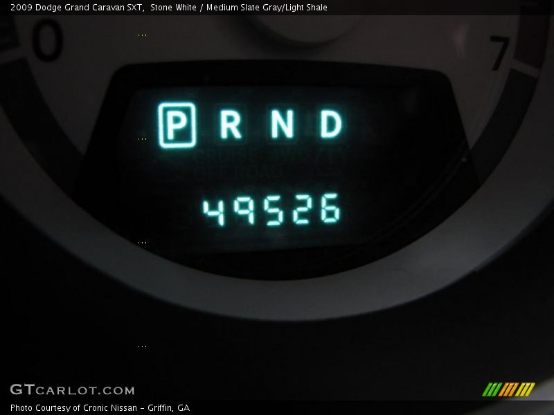 Stone White / Medium Slate Gray/Light Shale 2009 Dodge Grand Caravan SXT