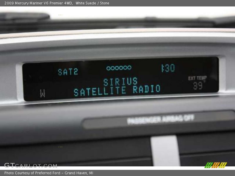 White Suede / Stone 2009 Mercury Mariner V6 Premier 4WD