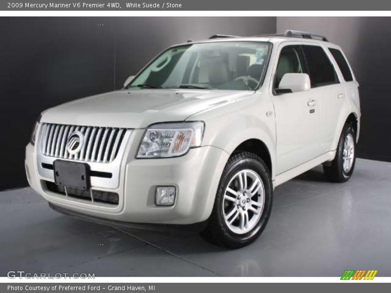White Suede / Stone 2009 Mercury Mariner V6 Premier 4WD
