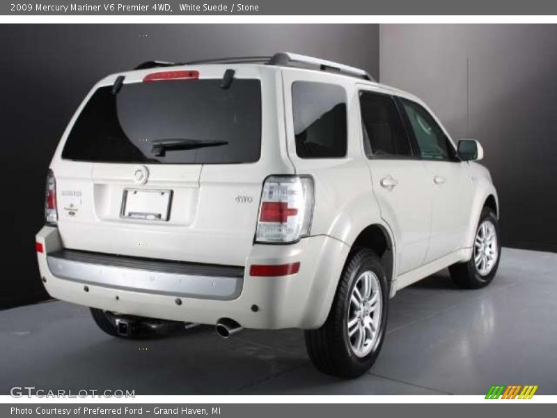 White Suede / Stone 2009 Mercury Mariner V6 Premier 4WD
