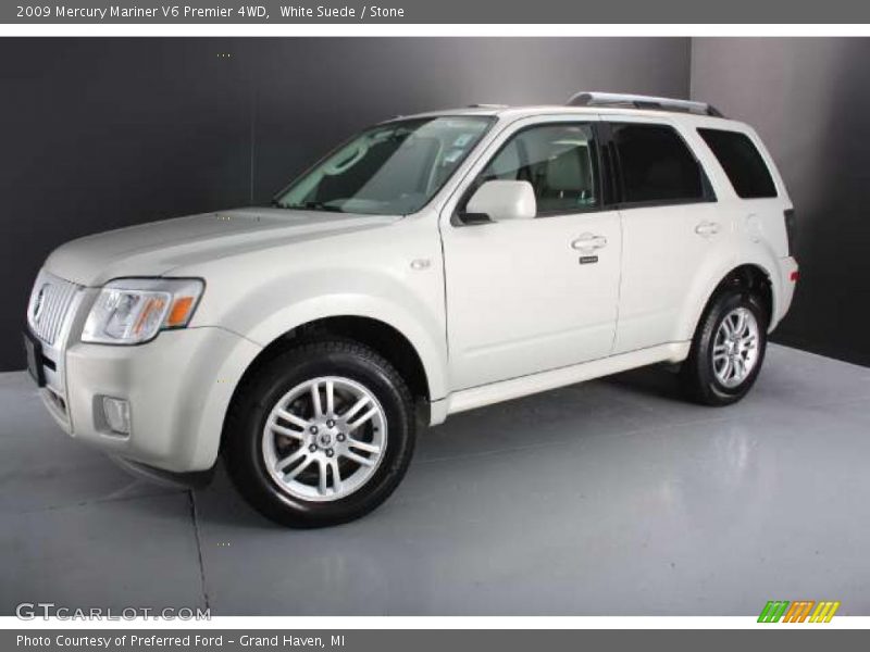 White Suede / Stone 2009 Mercury Mariner V6 Premier 4WD