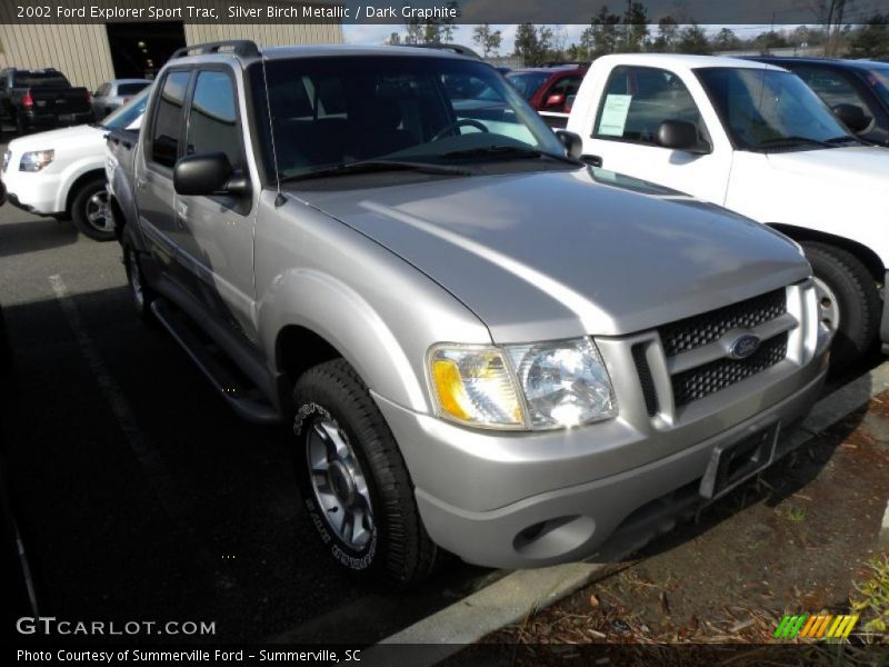 Silver Birch Metallic / Dark Graphite 2002 Ford Explorer Sport Trac