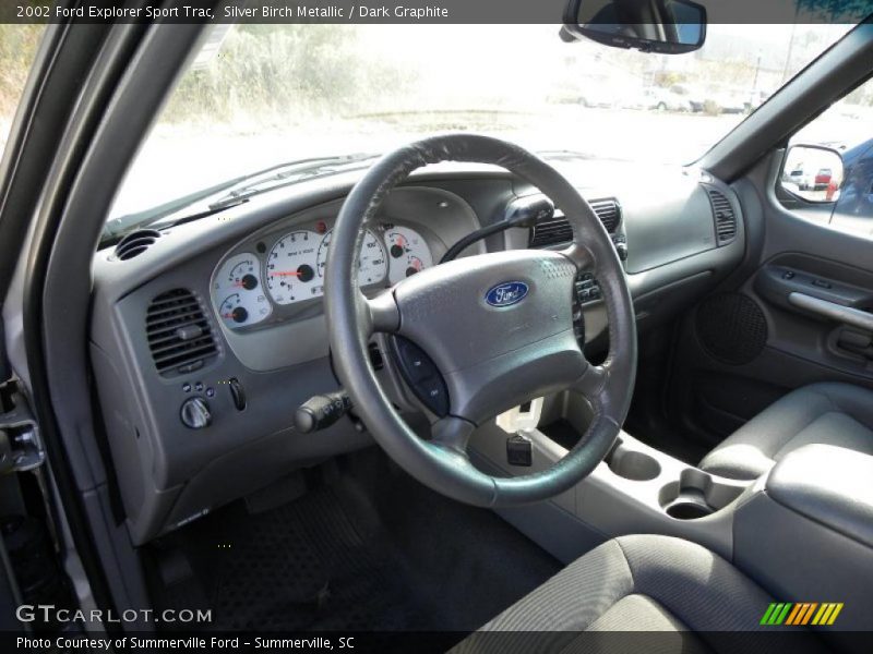 Silver Birch Metallic / Dark Graphite 2002 Ford Explorer Sport Trac