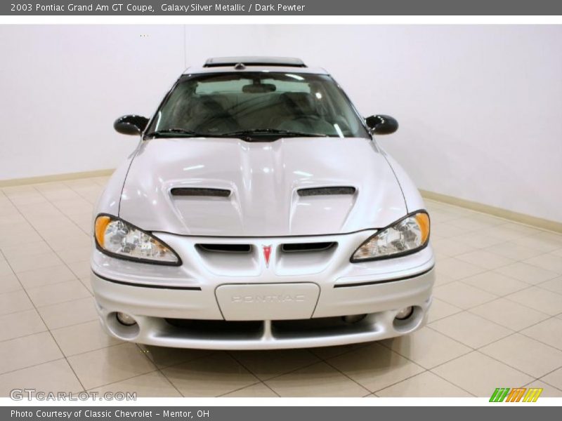 Galaxy Silver Metallic / Dark Pewter 2003 Pontiac Grand Am GT Coupe