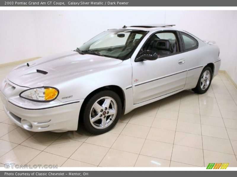 Galaxy Silver Metallic / Dark Pewter 2003 Pontiac Grand Am GT Coupe