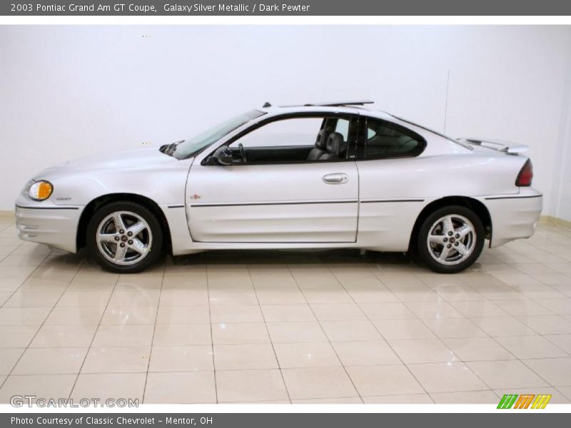 Galaxy Silver Metallic / Dark Pewter 2003 Pontiac Grand Am GT Coupe