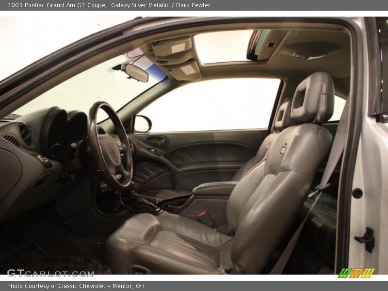  2003 Grand Am GT Coupe Dark Pewter Interior