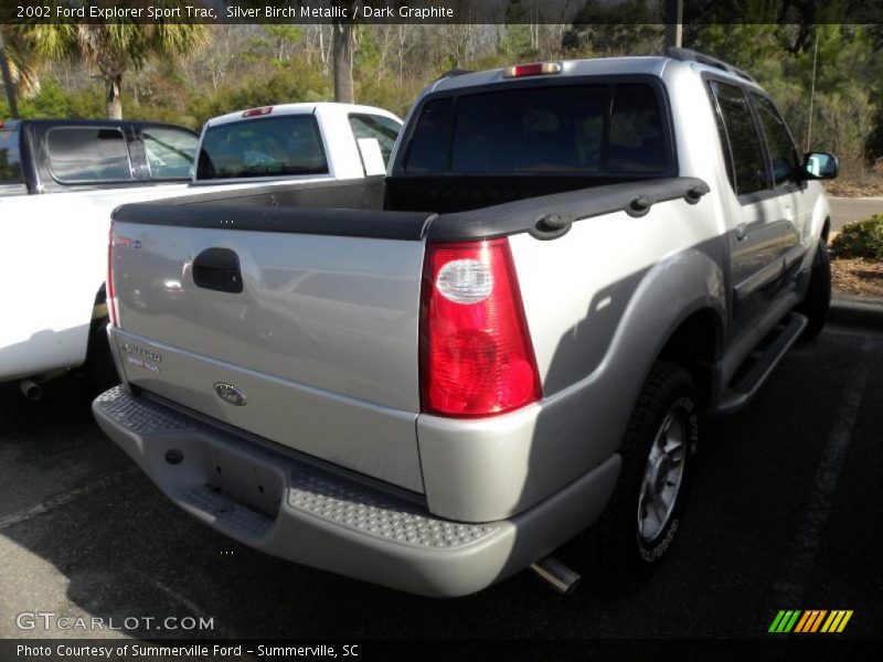Silver Birch Metallic / Dark Graphite 2002 Ford Explorer Sport Trac