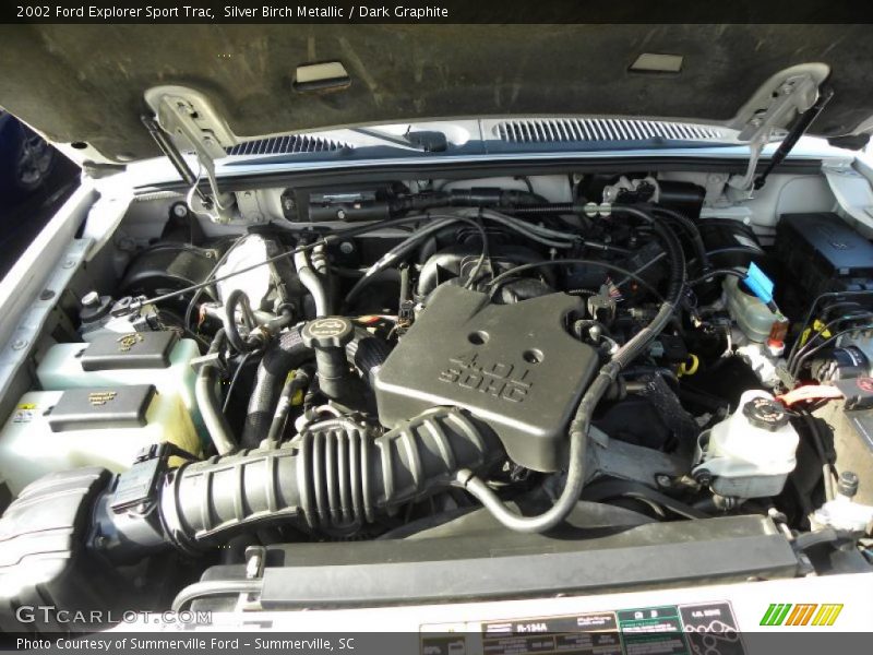  2002 Explorer Sport Trac  Engine - 4.0 Liter SOHC 12-Valve V6