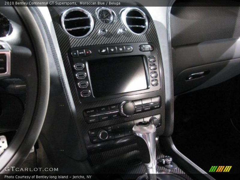 Controls of 2010 Continental GT Supersports